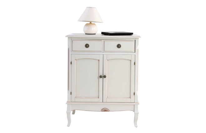 Credenza barocca colore bianco   BIANCA