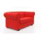 Divano Chesterfield 2 posti colore rosso