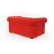 Divano Chesterfield 2 posti colore rosso