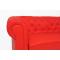 Divano Chesterfield 2 posti colore rosso
