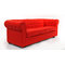 Divano Chesterfield 3 posti colore rosso