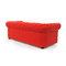 Divano Chesterfield 3 posti colore rosso