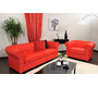 Divano Chesterfield 3 posti colore rosso