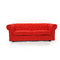 Divano Chesterfield 3 posti colore rosso