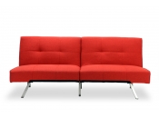 Divano convertibile design rosso HUDSON