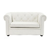 Divano da bambino 2 posti BABY CHESTERFIELD bianco