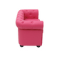 Divano da bambino 2 posti BABY CHESTERFIELD - lampone