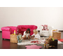 Divano da bambino 2 posti BABY CHESTERFIELD - lampone