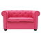 Divano da bambino 2 posti BABY CHESTERFIELD - lampone