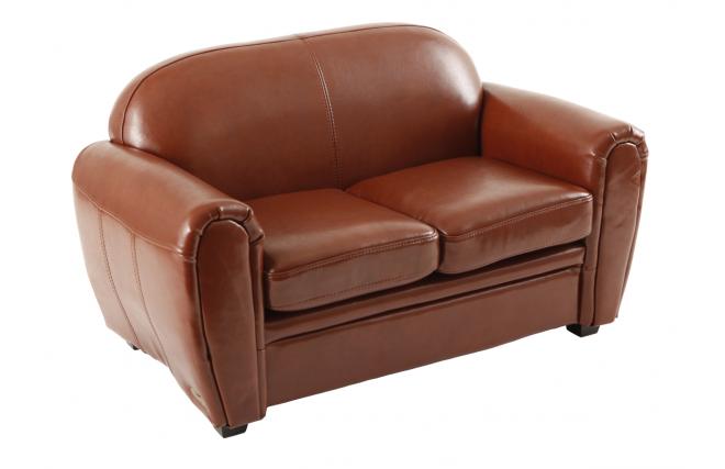 Divano da bambino 2 posti BABY CLUB - marrone chiaro