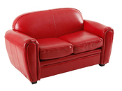 Divano da bambino 2 posti BABY CLUB - rosso 