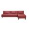 Divano d�angolo HOUSTON rosso in poliuretano 