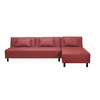 Divano d�angolo HOUSTON rosso in poliuretano  image pub1