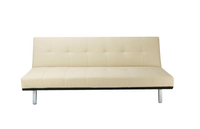 Divano moderno 3 posti beige in poliuretano Phonix 