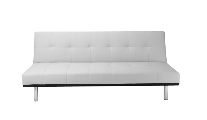 Divano moderno 3 posti bianco in poliuretano Phonix 