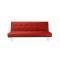 Divano moderno PHOENIX 3 posti rosso in poliuretano  