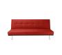 Divano moderno PHOENIX 3 posti rosso in poliuretano  
