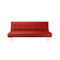 Divano moderno PHOENIX 3 posti rosso in poliuretano  