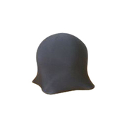 Gruppo di 2 pouf de colore nero design JELLY FISH image pub1