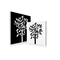 Gruppo di 2 quadri design NATURA