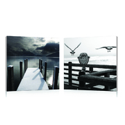 Gruppo di 2 quadri design SEASIDE image pub1