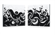 Gruppo di 2 quadri design VAGUES image 1