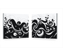 Gruppo di 2 quadri design VAGUES image 1