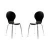 Gruppo di 2 sedie design color nero NEW ABIGAIL