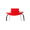 Gruppo di 2 sedie design color rosso NEW ABIGAIL