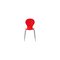 Gruppo di 2 sedie design color rosso NEW ABIGAIL