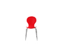 Gruppo di 2 sedie design color rosso NEW ABIGAIL