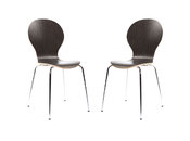 Gruppo di 2 sedie design color weng&eacute; NEW ABIGAIL