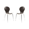 Gruppo di 2 sedie design color weng&eacute; NEW ABIGAIL