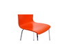 Gruppo di 2 sedie design colore arancione NELLY