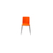 Gruppo di 2 sedie design colore arancione NELLY