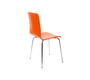 Gruppo di 2 sedie design colore arancione NELLY