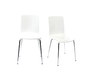 Gruppo di 2 sedie design colore bianco NELLY