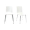 Gruppo di 2 sedie design colore bianco NELLY