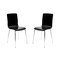 Gruppo di 2 sedie design colore nero NELLY