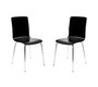 Gruppo di 2 sedie design colore nero NELLY