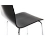 Gruppo di 2 sedie design colore nero NELLY