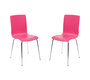 Gruppo di 2 sedie design colore rosa NELLY