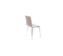 Gruppo di 2 sedie design colore talpa NELLY