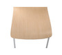 Gruppo di 2 sedie design da cucina colore naturale TARA