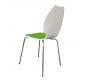 Gruppo di 2 sedie design da cucina verdi AVA