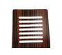  Gruppo di  2 sedie design in legno colore cioccolato e nero ZENIA