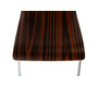  Gruppo di  2 sedie design in legno colore cioccolato e nero ZENIA