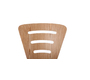   Gruppo di 2 sedie design in legno naturale scuro LENA