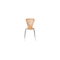   Gruppo di 2 sedie design in legno naturale scuro LENA