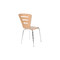   Gruppo di 2 sedie design in legno naturale scuro LENA